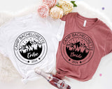 Camp Bachelorette Shirt, Bride Tribe Camping Shirt