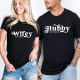 Wifey and Hubby Shirts, Mr and Mrs Shirt, Bridal Party Shirt