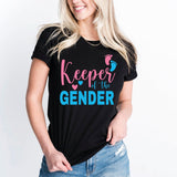 Keeper Of The Gender T-Shirt, Girl or Boy Shirt, Pregnacy Announcement Tee