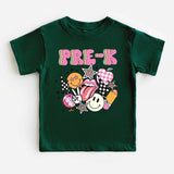 Pre-K T-Shirt, Back To School Shirt, First Day of School Tee, Hello School Shirt