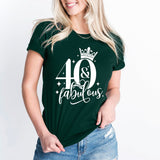 Birthday T-Shirt, 40'th Birthday Shirt, Birthday Mom Tee, Grandma Birthday Shirt