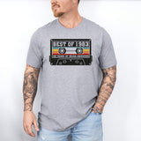 Cassette Tape Birthday T-Shirt, Best of 1973 Shirt, 1983 Tee, 90's Country Music Shirt