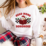 Read More Bohohoks T-Shirt, Santa Claus Shirt, Teacher Christmas Tee