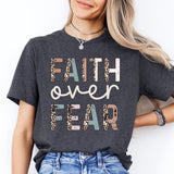 Faith Over Fear Shirt, Christian Mom Shirt, Godly Woman Shirt