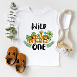 Wild One Onesie, First Birthday Bodysuit, Safari Birthday Tees