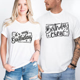 It's my Birthday T-Shirt, Birthday Crew Shirt, Birthday Party Tee, Birthday Squad Shirt