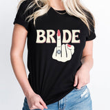 Bride Finger Bachelorette Party Shirt, Funny Bride Shirt