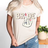 Bride Finger Bachelorette Party Shirt, Funny Bride Shirt