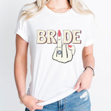 Bride Finger Bachelorette Party Shirt, Funny Bride Shirt