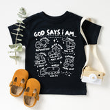 God Says I Am Construction Shirt, Bible Verse T-Shirt