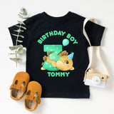 Birthday Boy T-Shirt, Baby Birthday Onesie, Kids Birthday Tee, Dinosaur Birthday Shirt