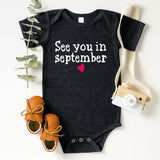 See You In December Onesie,  Baby Reveal T-Shirt, Pregnancy Announcement Shirt