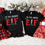 Christmas Elf Sweatshirt, I am The Youngest Elf, Elf Brothers Shirt