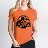 Teaching Is A Walk In The Park Shirt, Dinosaur Teacher Tee, Back To School Shirt