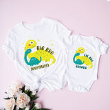 Custom Dinosaur Family Shirt, Big Bro Saurus Shirt