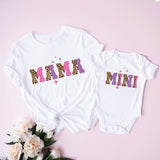 Mama and Mini Leopard Shirt, Retro Mama and Mini Shirt