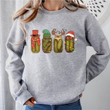 Christmas Pickle Sweatshirt, Canning Season Sweatshirt, Pickle Lovers Shirt