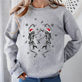 Dancing Skeleton Christmas Shirt, Funny Christmas Shirt, Christmas Party Tees