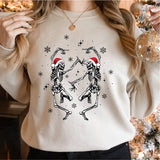 Dancing Skeleton Christmas Shirt, Funny Christmas Shirt, Christmas Party Tees