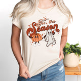 Tis The Season Halloween Sweatshirt, Fall Pumpkin T-Shirt