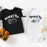 Taco Burrito Taquito, Daddy and Me Shirt, Taco Tee