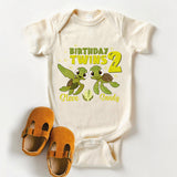 Turtle Twins Birthday Boy Shirt, Custom Birthday Kids Shirt