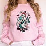 Rocking Around The Christmas Tree Shirt, Christmas Skeleton Shirt