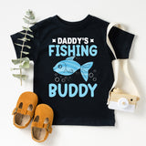 Daddy's Fishing Buddy Toddler Shirt, Father's Day Bodysuit