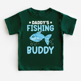 Daddy's Fishing Buddy Toddler Shirt, Father's Day Bodysuit