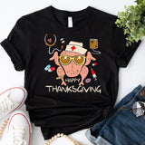 Nurse Thanksgiving Shirt, Thankful Nurse Tee