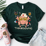 Nurse Thanksgiving Shirt, Thankful Nurse Tee