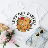 Let's Get Basted Turkey Shirt, Funny Thanksgiving T-Shirt