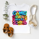 Game Over Back to School Shirt, Funny Gamer Shirt