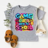 Game Over Back to School Shirt, Funny Gamer Shirt