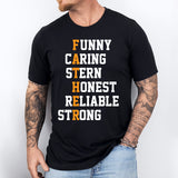 Caring Fun Brave Father Shirt, Father's Day Cute Shirt