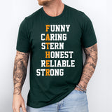 Caring Fun Brave Father Shirt, Father's Day Cute Shirt