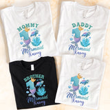 Mermaid Birthday Shirt, Mermaid Crew Shirt, Little Mermaid Shirt