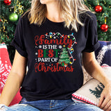 Family is the Best Part of Christmas Sweatshirt, Family Christmas Shirt