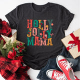 Holly Jolly Mama Sweatshirt, Mom Christmas Sweatshirt, Holly Jolly Mama Shirt