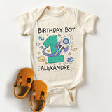 Custom Planets Birthday Boy Shirt, Space Kid Shirt