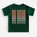 Big Sister Groovy Shirt, Big Sister To Be Shirt