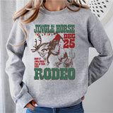 Jingle Horse Rodeo Shirt, Country Boy Christmas Shirt, Christmas Western T Shirt