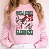 Jingle Horse Rodeo Shirt, Country Boy Christmas Shirt, Christmas Western T Shirt