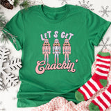 Lets Get Crackin' Shirt, Retro Christmas Shirt, Nut Cracker Christmas Shirt