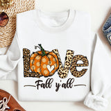 Love Fall Y'All Sweatshirt, Halloween Sweatshirt