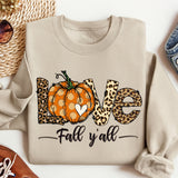 Love Fall Y'All Sweatshirt, Halloween Sweatshirt