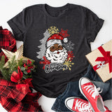 Merry Christmas Black Santa Shirt, Afro American Black Santa Christmas Shirt