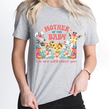 Wild About You Birthday Shirt, Mother of the Baby Shirt