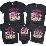 Custom Wild One Birthday Family Shirt