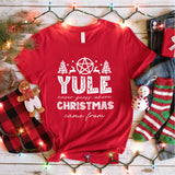 Merry Yule and Happy Solstice Christmas Sweatshirt